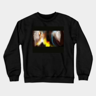 War from another world. Tribute Art to HG Wells. Crewneck Sweatshirt